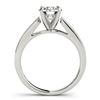 Image 4 : 1.07 CTW Certified VS/SI Diamond Solitaire 2Pc Wedding Set 14K White Gold - REF-197X3R - 31739