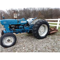 FORD 4000 TRACTOR & BRUSH CUTTER