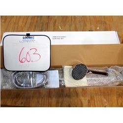 NEW STAINLESS STEEL SHOWER RAIL W SHOWER HEAD