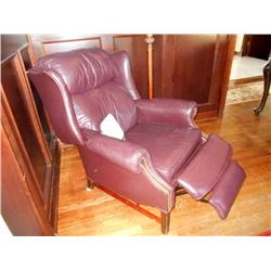 Small Leather Recliner