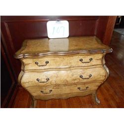 Hand Painted Bamboo Chest