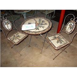 3 PC Patio Set, Mosaic