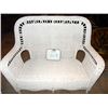Image 4 : 3 PC White Wicker Set