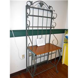 Wood Bakers Rack Shelf or Display