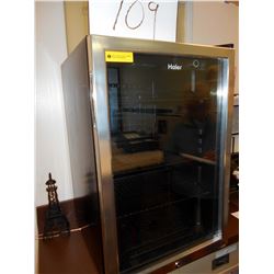 HAIER STAINLESS COUNTER TOP FRIDGE
