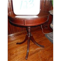 Mahogany Drum Table