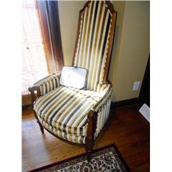 Vintage 1960 / 1970's  Orignal High Back Chair