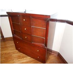 Vintage 1950's Walnut Chest