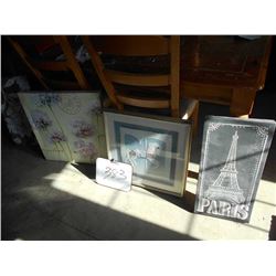 Group of 3 Wall Art Pieces