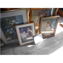 Group of 4 Art Prints