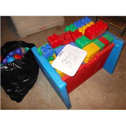 Giant Legos and Rubber Balls