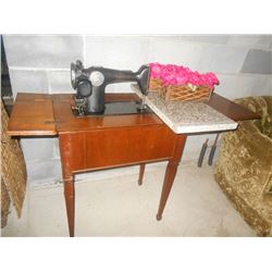 Singer Sewing Machine / Marble Top Table