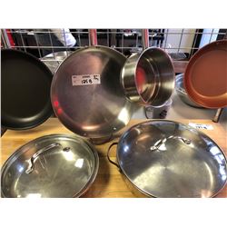 8 Pieces of Stainless Cookware / Commercial