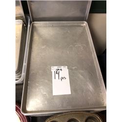 Large metal baking trays (Lot)