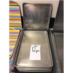 Heavy Duty Metal Baking Trays (Lot)