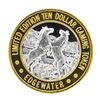 Image 2 : .999 Silver Edgewater Hotel & Casino $10 Casino Limited Edition Gaming Token