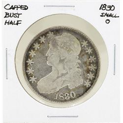 1830 Small O Capped Bust Half Dollar Coin
