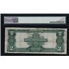 Image 2 : 1899 $2 Mini-Porthole Silver Certificate Note PMG Very Fine 20