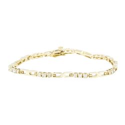 14KT Yellow Gold 1.00 ctw Diamond Bracelet
