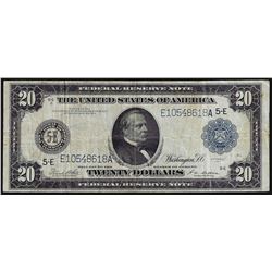 1914 $20 Federal Reserve Note Richmond