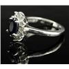 Image 5 : 14KT White Gold 2.34 ctw Sapphire and Diamond Anniversary Band Ring