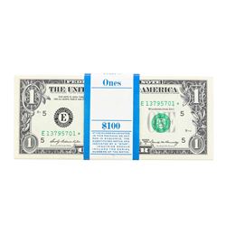 Pack of (100) Consecutive 1969A $1 Federal Reserve STAR Notes Richmond