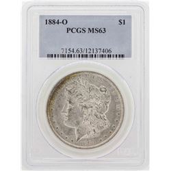 1884-O $1 Morgan Silver Dollar Coin PCGS MS63