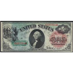 1869 $1 Rainbow Legal Tender Note