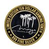 Image 1 : .999 Silver The Mirage Las Vegas, Nevada $10 Casino Gaming Token Limited Edition