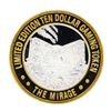 Image 2 : .999 Silver The Mirage Las Vegas, Nevada $10 Casino Gaming Token Limited Edition