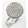 Image 2 : 14KT White Gold 0.75 ctw Round Cut Diamond Anniversary Ring