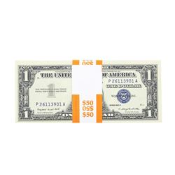 Pack of (50) 1957A $1 Silver Certificate Notes Choice Uncirculated