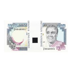 Pack of (100) Zambia 10 Kawacha Uncirculated Notes