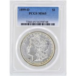 1899-O $1 Morgan Silver Dollar Coin PCGS MS65