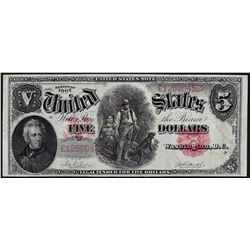 1907 $5 Woodchopper Legal Tender Note