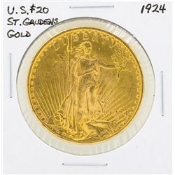 1924 $20 St. Gaudens Double Eagle Gold Coin