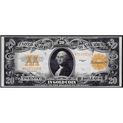 1922 $20 Gold Certificate Note