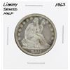 Image 1 : 1863 Seated Liberty Half Dollar Coin