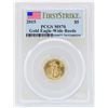 Image 1 : 2015 $5 American Gold Eagle Coin PCGS MS70 Wide Reeds First Strike