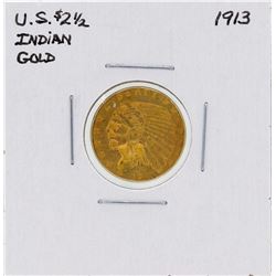 1913 $2 1/2 Indian Head Quarter Eagle Gold Coin