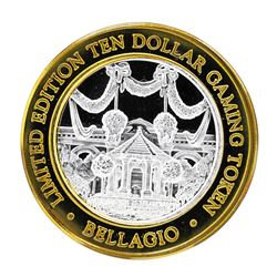 .999 Silver Bellagio Las Vegas, Nevada $10 Casino Limited Edition Gaming Token