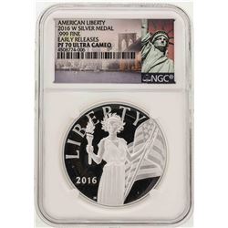 2016-W American Liberty Silver Medal PF70 Ultra Cameo Early Releases