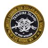 Image 2 : .999 Silver Treasure Island Las Vegas $10 Casino Gaming Token Limited Edition