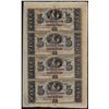 Image 1 : Uncut Sheet of $5 Citizens Bank of Louisiana Obsolete Notes
