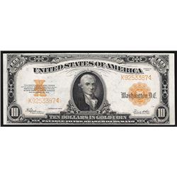 1922 $10 Gold Certificate Note