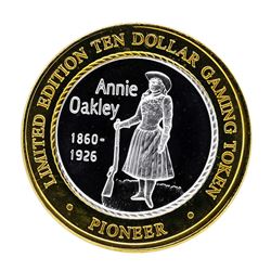 .999 Silver Pioneer Hotel & Gambling Hall $10 Casino Limited Edition Gaming Toke