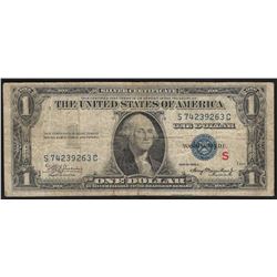 1935A $1 Experimental "S" Note Silver Certificate