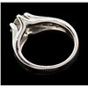 Image 3 : 14KT White Gold 1.31 ctw Diamond Ring