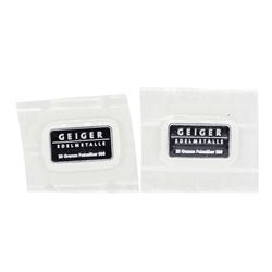 Lot of (2) Geiger 20 Gram .999 Fine Silver Bars