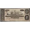 Image 1 : 1864 $20 Confederate States of America Note